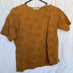 Indy and pippa Girls Brown Smiley Face set